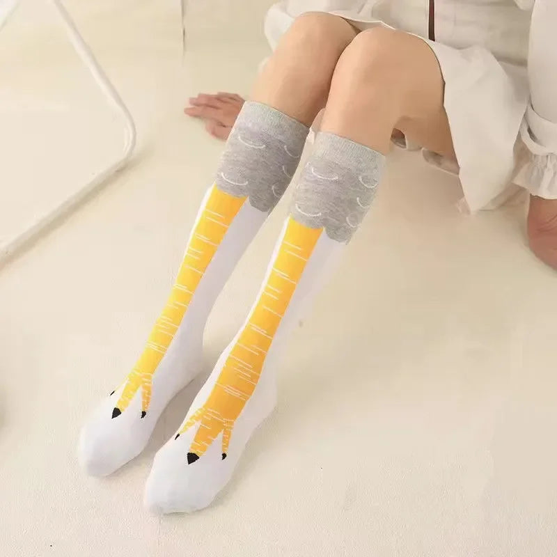 Novelty Chicken Leg Knee-High Socks - 7 -  fs | ONEFY.SHOP