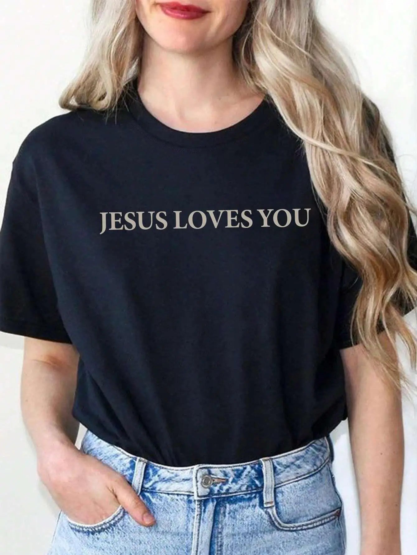 Jesus Loves You T-Shirt - 8 - an | ONEFY.SHOP
