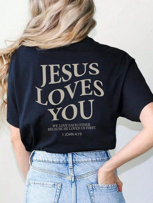 Jesus Loves You T-Shirt - 8 - an | ONEFY.SHOP
