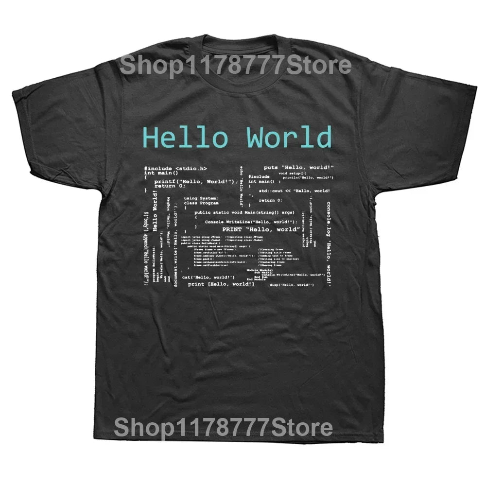 Hello World T-Shirt - 2 - ps  | ONEFY.SHOP