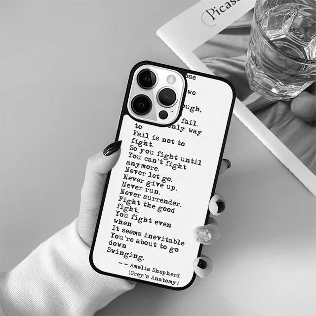 Grey’s Anatomy Thematic iPhone Case - 2 - ds | ONEFY.SHOP