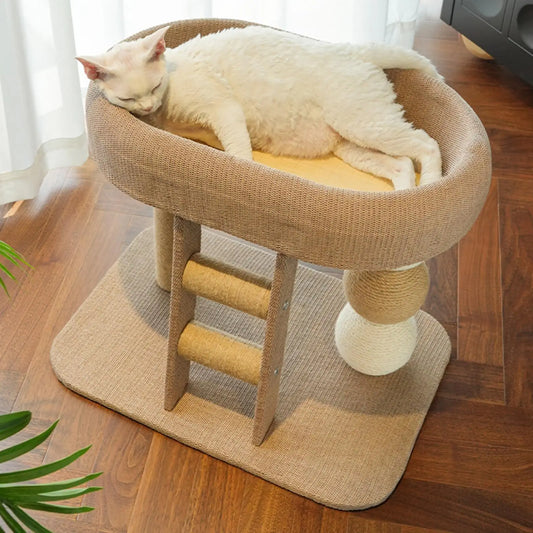 Cat Tower Bed & Scratching Post - 5 - ps | ONEFY.SHOP