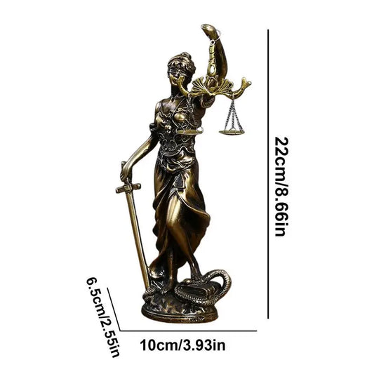 Justice Statue Resin - 2 - aw | ONEFY.SHOP