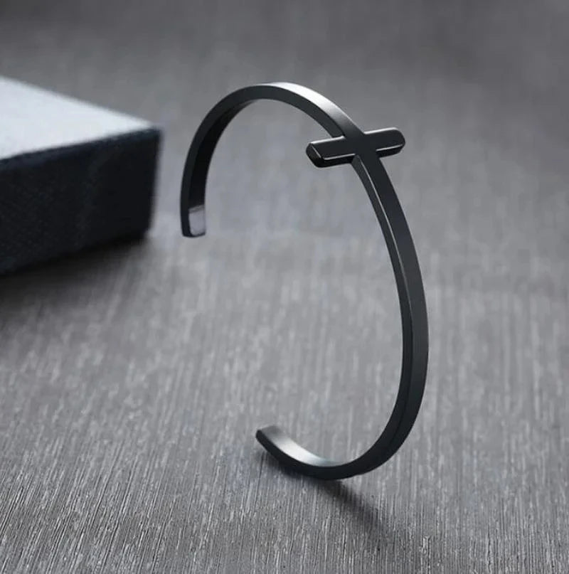 Christian Cross Cuff Bracelet - 8 - js | ONEFY.SHOP