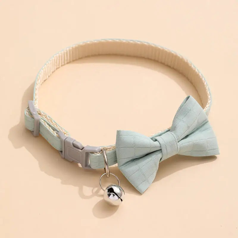 Bow Collar with Safety Bell - 5 - pn | ONEFY.SHOP