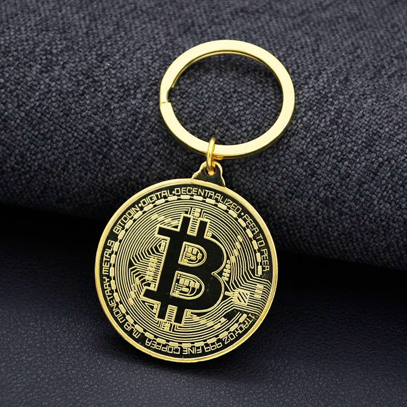 Crypto Commemorative Coin Keychain - 2 - gn | ONEFY.SHOP