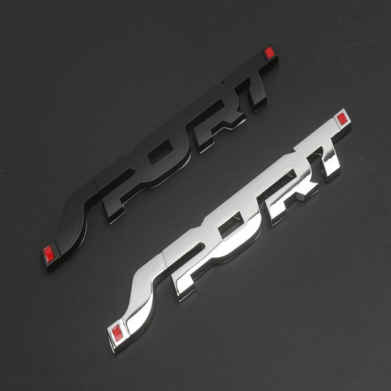 Metal 3D Sport Sticker Trunk - 3 - cs | ONEFY.SHOP