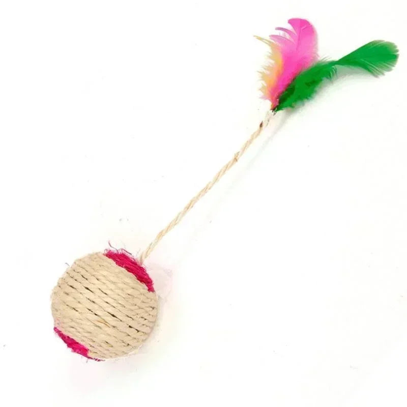Pet Toy Sisal Scratching Ball - 5 - ps | ONEFY.SHOP