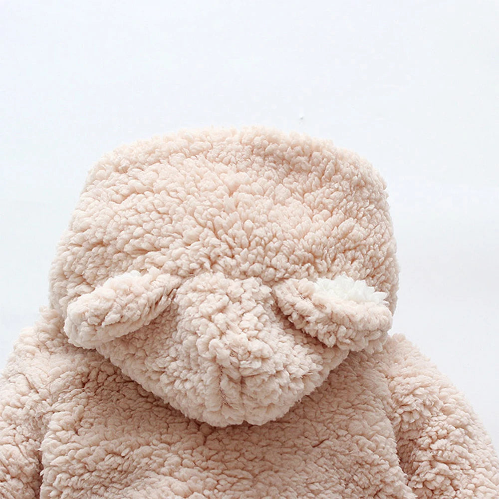Bear Embroidered Baby Jumpsuit - 9 - kn | ONEFY.SHOP