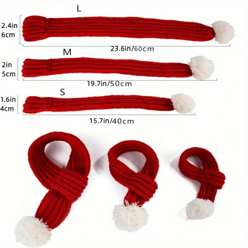 Dog Knitted Scarf Christmas for Pets - 5 - pn | ONEFY.SHOP