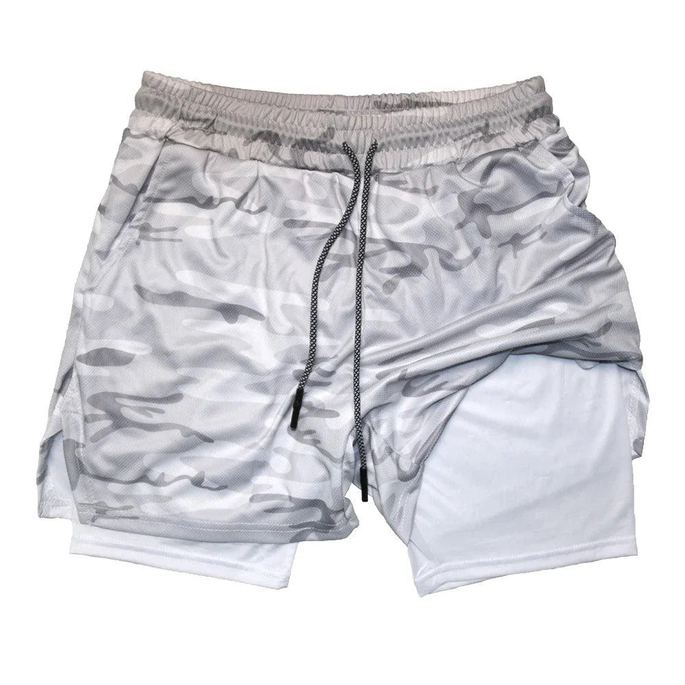 2-in-1 Men's Quick-Dry Training Shorts - 4 - fs | ONEFY.SHOP