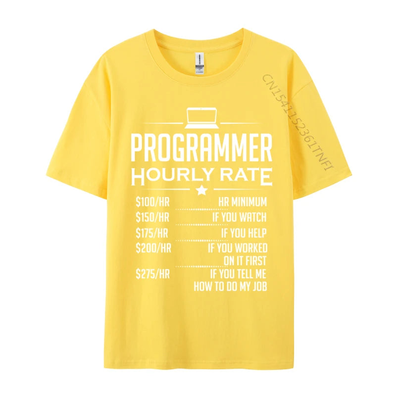 Programmer Hourly Rate T-Shirt - 2 - ps  | ONEFY.SHOP
