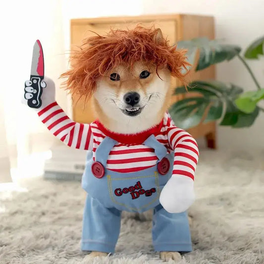 Chucky Dog Halloween Costume - 5 - pn | ONEFY.SHOP