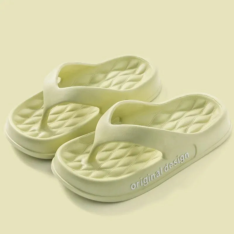 Minimalist Concave Thick Sole Slide Sandal - 2 - gn  | ONEFY.SHOP