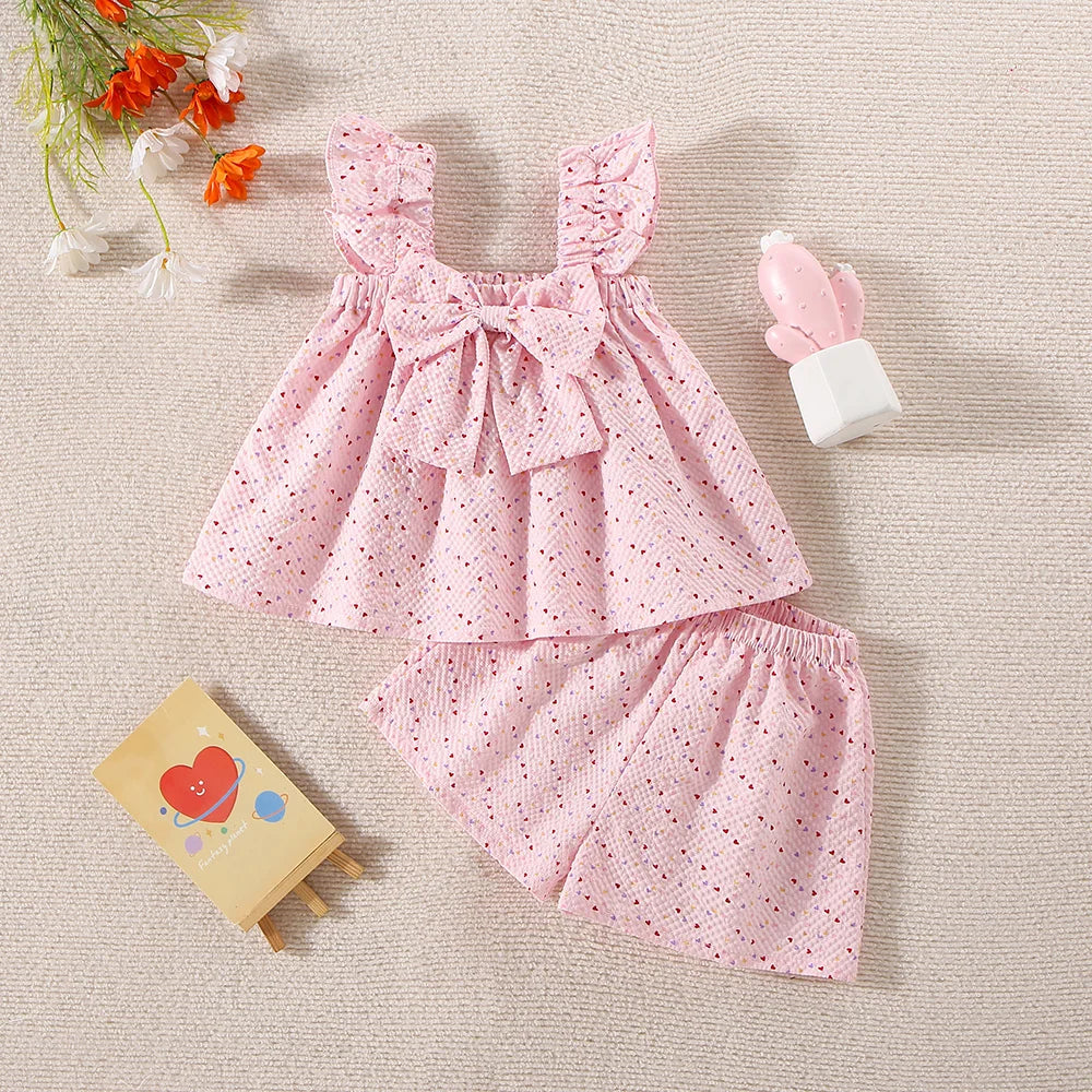Two-Piece Set Bow Kids - 9 - kn | ONEFY.SHOP