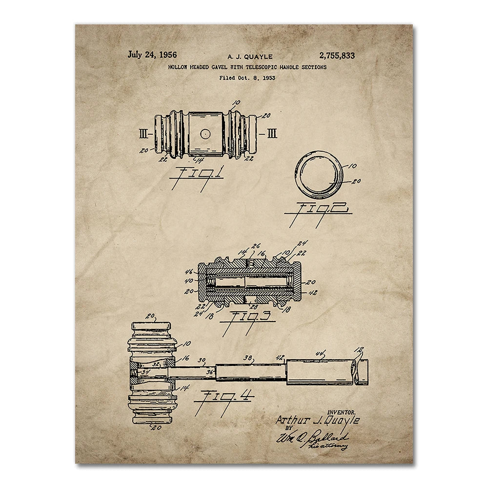 Lady Justice Law Patent Posters - 2 - aw | ONEFY.SHOP