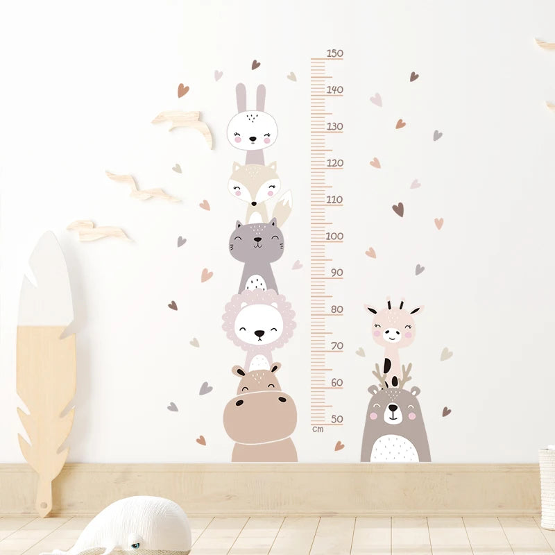 3PC Cartoon Animal Rule Wall Stickers - 9 - rs | ONEFY.SHOP