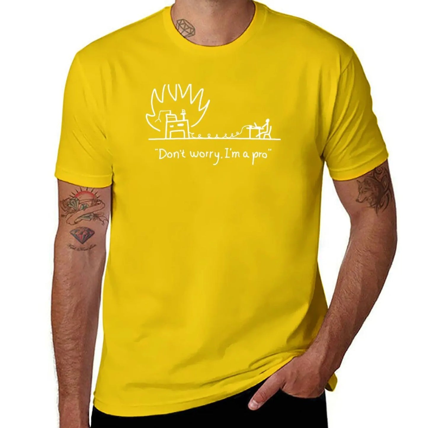Server on Fire Programmer T-Shirt - 2 - ps