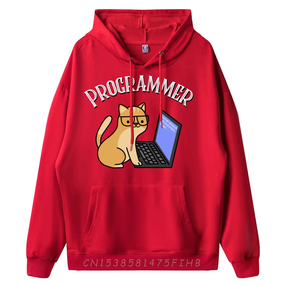 Programmer Cat Coding Enthusiast Hoodie - 2 - ps | ONEFY.SHOP