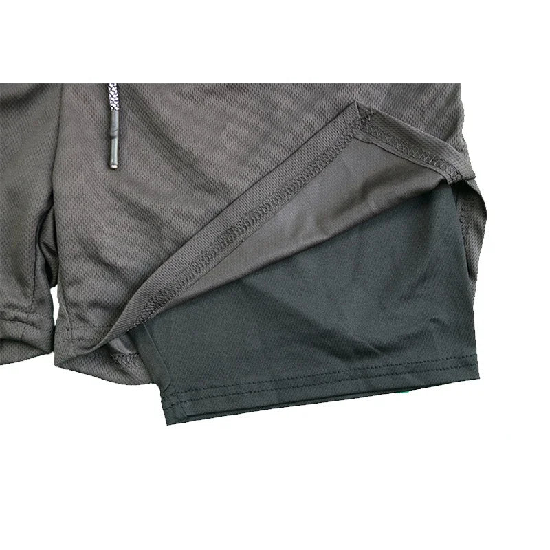 2-in-1 Men's Quick-Dry Training Shorts - 4 - fs | ONEFY.SHOP