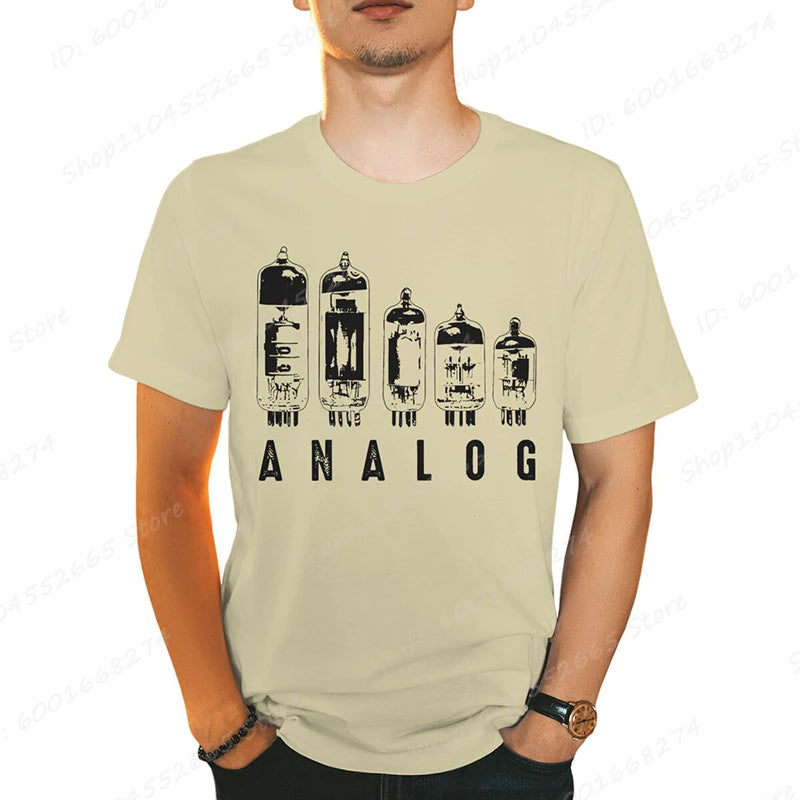 Analog Vacuum Tube Graphic T-Shirt - 2 - ps | ONEFY.SHOP