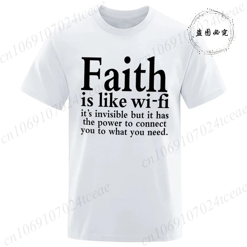 Faith Is Like WiFi Shirt - 8 - an | ONEFY.SHOP