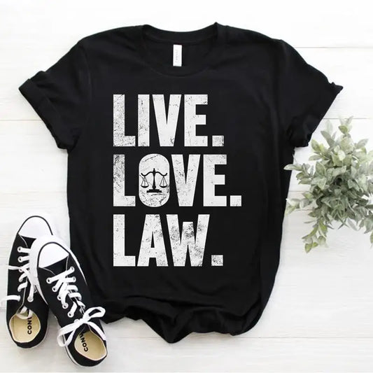 Live Love Law T-Shirt - 2 - aw | ONEFY.SHOP