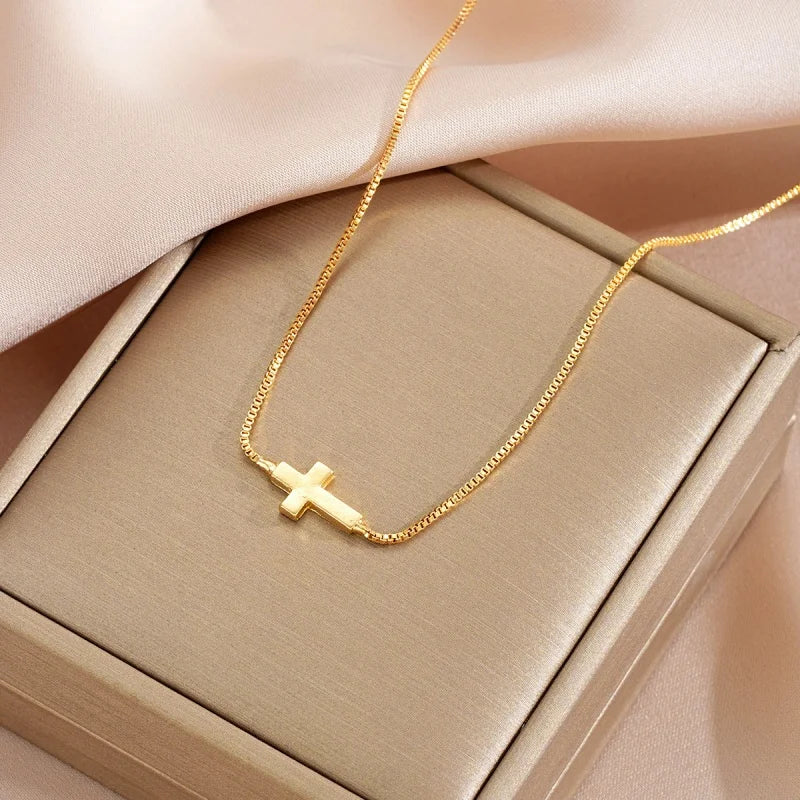 Cross Pendant Necklace for Women - 8 - js | ONEFY.SHOP