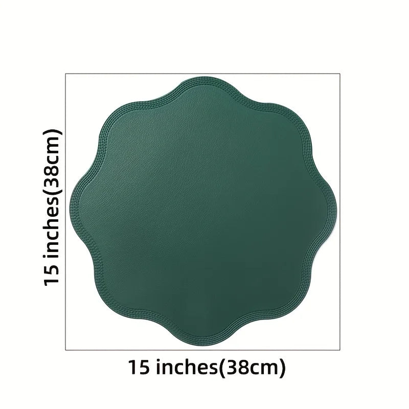 6PCS Placemats Sets Leather - 6 - km | ONEFY.SHOP