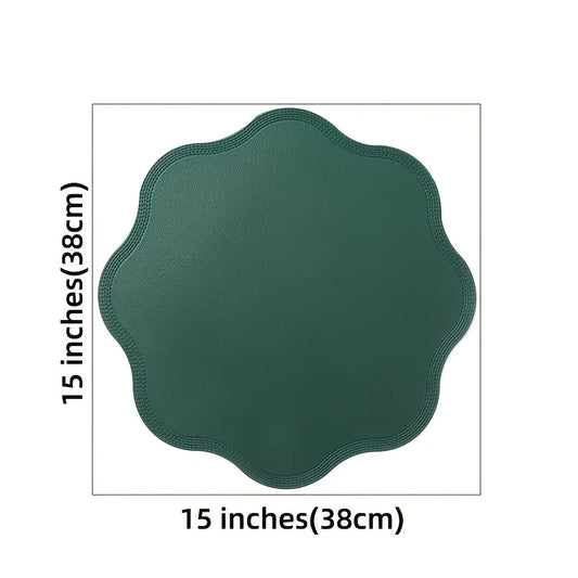 6PCS Placemats Sets Leather - 6 - km | ONEFY.SHOP
