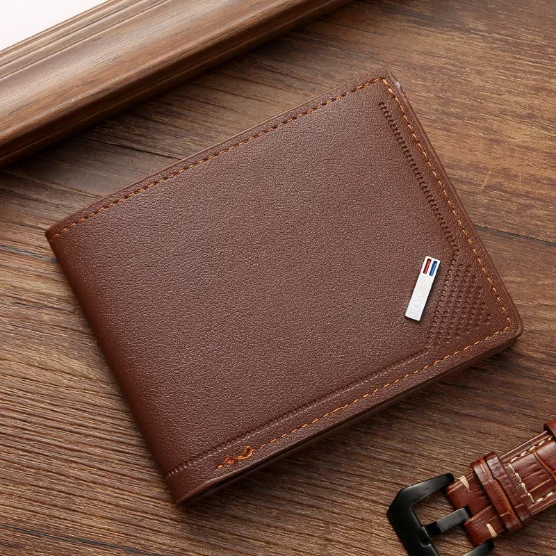 Sleek Bifold Textured Wallet - 2 - gn | ONEFY.SHOP