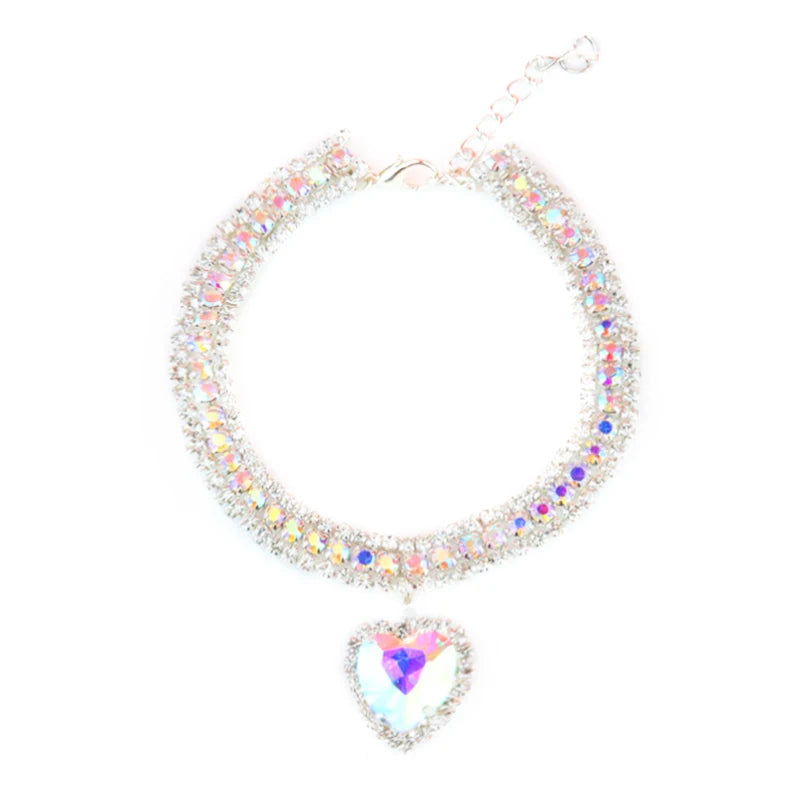 Cat Necklace Rhinestone - 5 - pn | ONEFY.SHOP