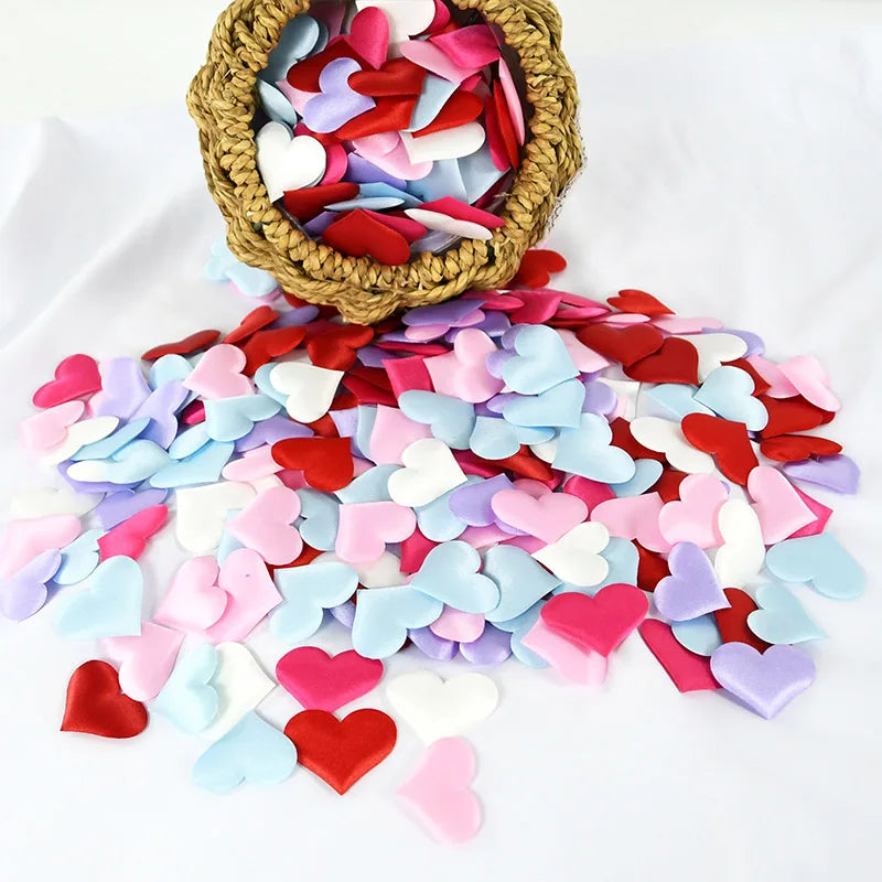 Bulk Satin Heart Confetti - 7 -  rs | ONEFY.SHOP