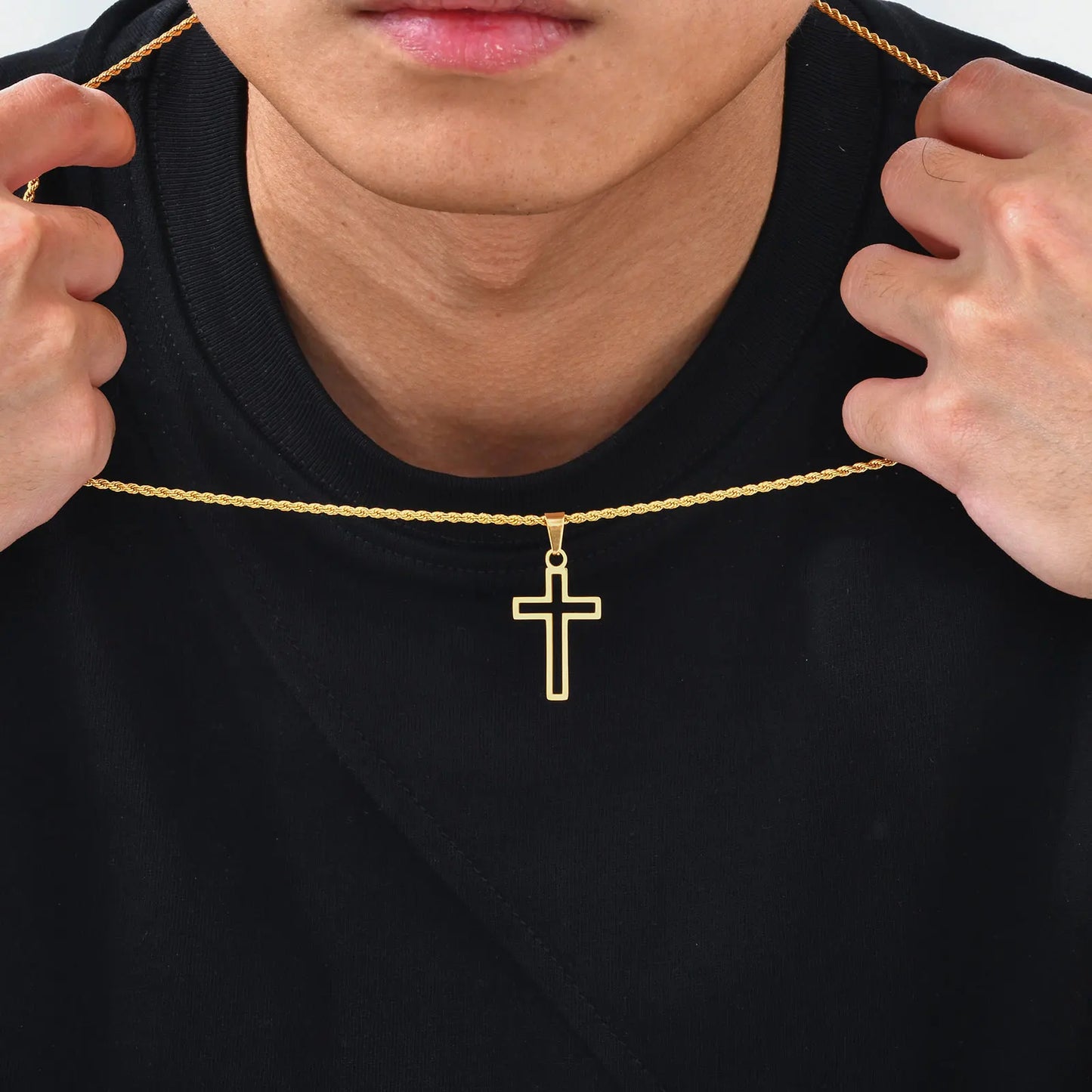 Casual Cross Necklace for Men - 8 - js | ONEFY.SHOP