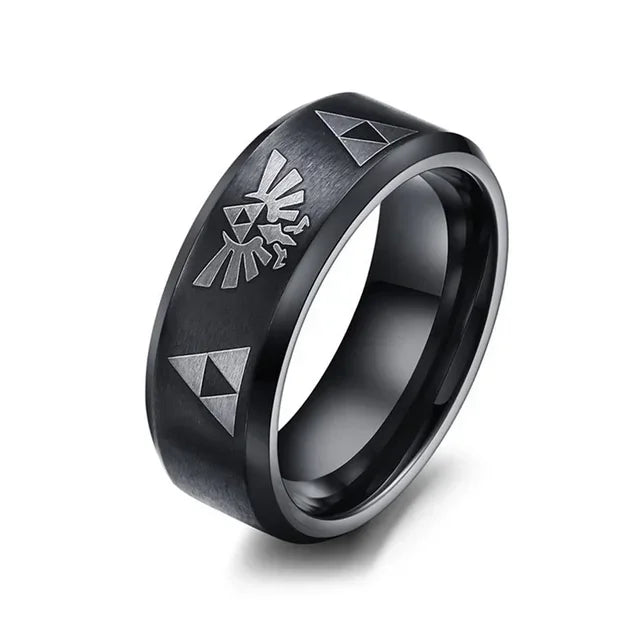 Triforce-Inspired Mythic Band Ring - 2 - gn | ONEFY.SHOP