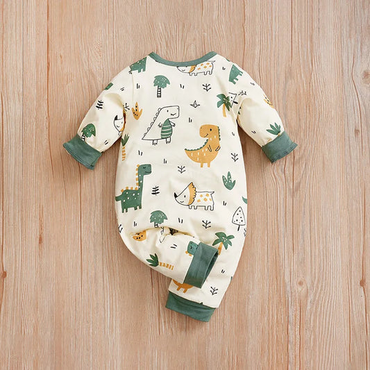 Baby Boys Jumpsuit Dino - 9 - kn | ONEFY.SHOP