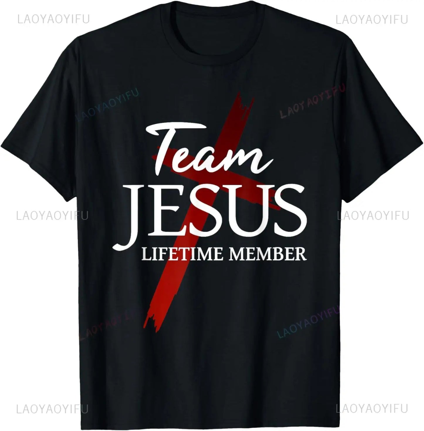 Team Jesus Faith T-Shirt - 8 - an | ONEFY.SHOP