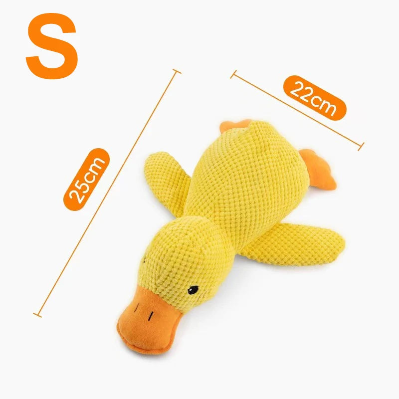 Yellow Duck Dog Toy Plush - 5 - ps | ONEFY.SHOP