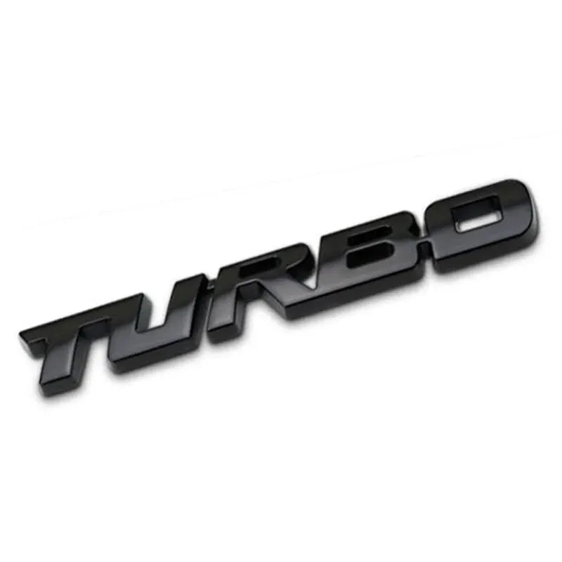 Car Adhesive TURBO Emblem Badge - 3 - cs | ONEFY.SHOP