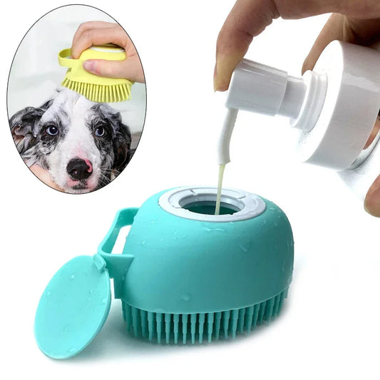 Pet Silicone Bath Brush Massage - 5 - pe | ONEFY.SHOP