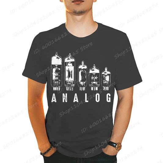 Analog Vacuum Tube Graphic T-Shirt - 2 - ps | ONEFY.SHOP