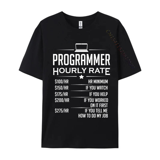 Programmer Hourly Rate T-Shirt - 2 - ps  | ONEFY.SHOP
