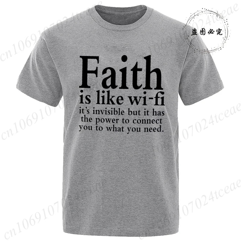 Faith Is Like WiFi Shirt - 8 - an | ONEFY.SHOP