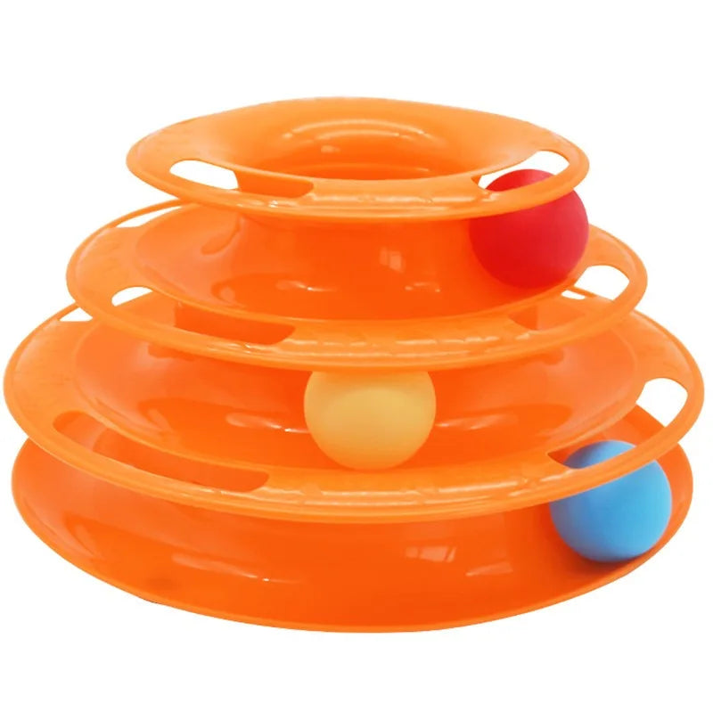 Pet Cat Toy Three-Layer Ball Tower - 5 - ps | ONEFY.SHOP