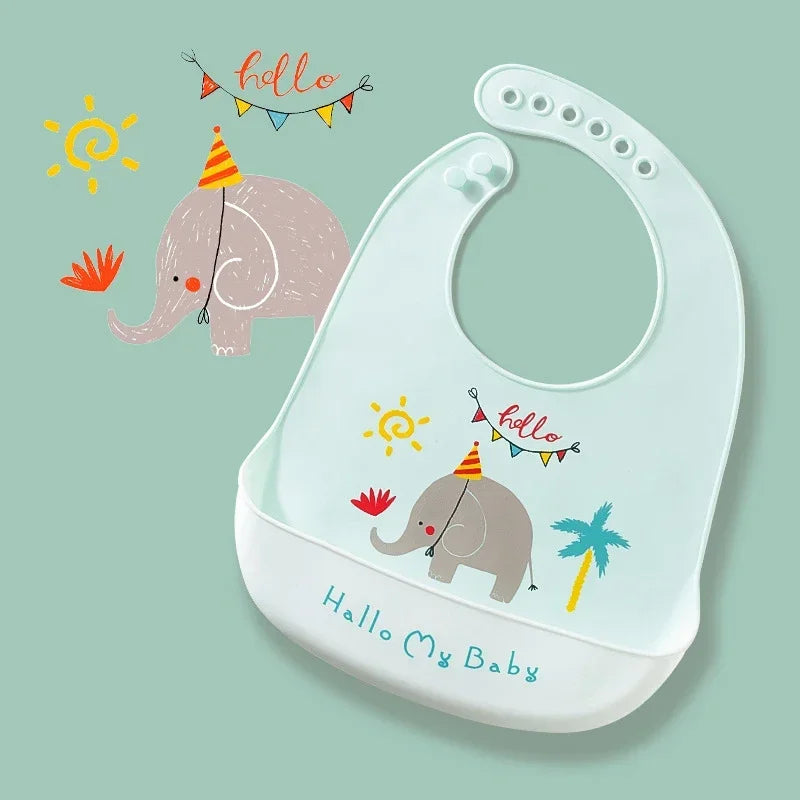 Baby Bibs Baby Animal Printed - 9 - bs | ONEFY.SHOP