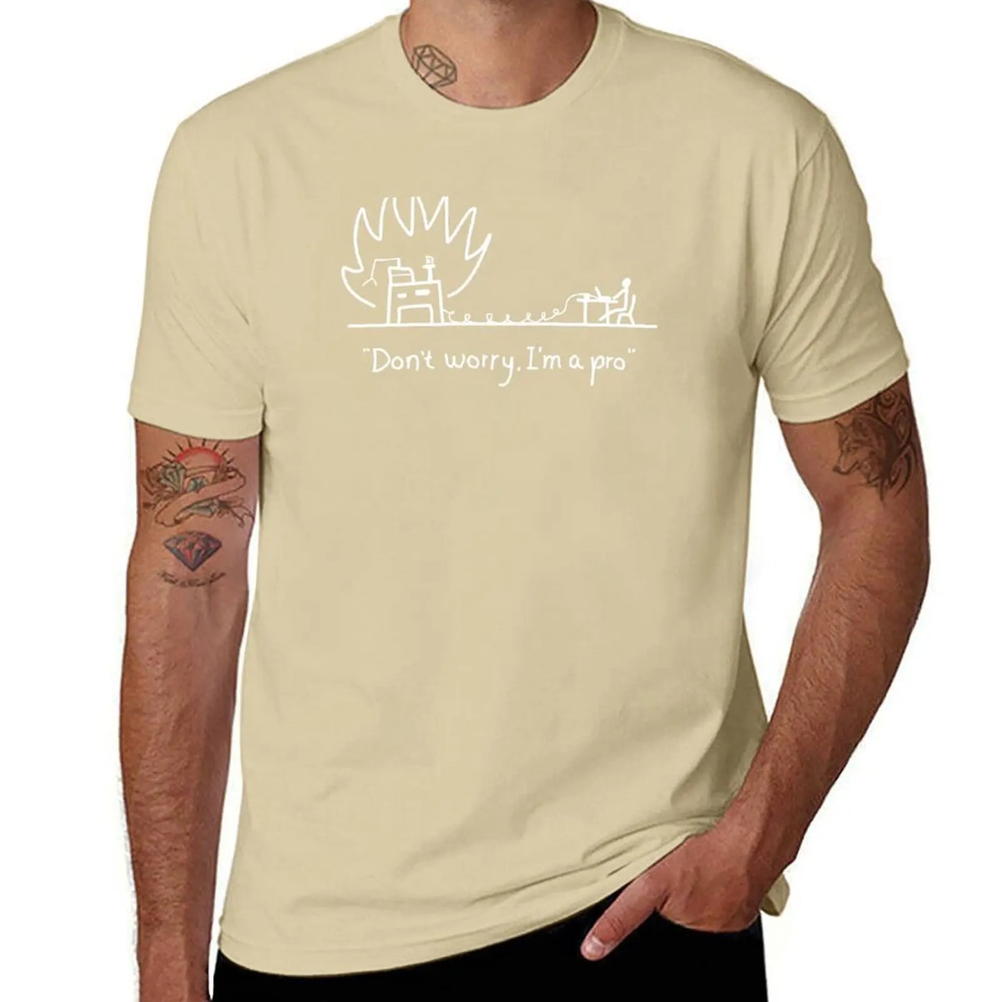 Server on Fire Programmer T-Shirt - 2 - ps