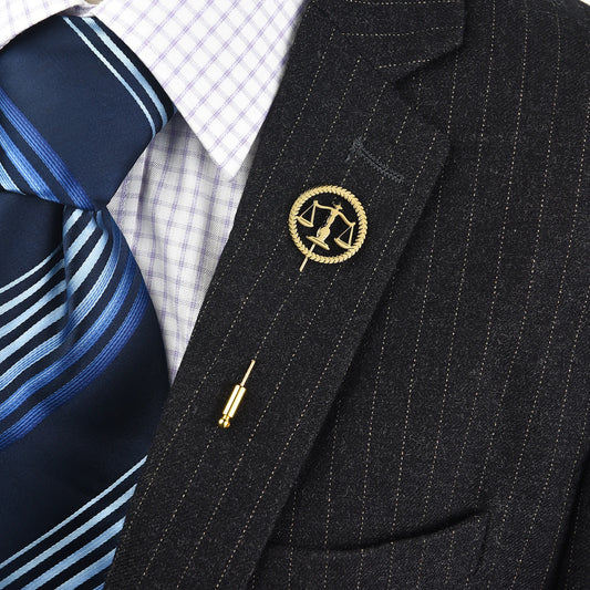 Advocate Lawyer Emblem Pin - 2 - ds | ONEFY.SHOP