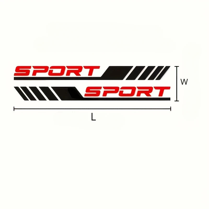 Car Side Skirt SPORT Graphic Decals  - 3 - cs | ONEFY.SHOP
