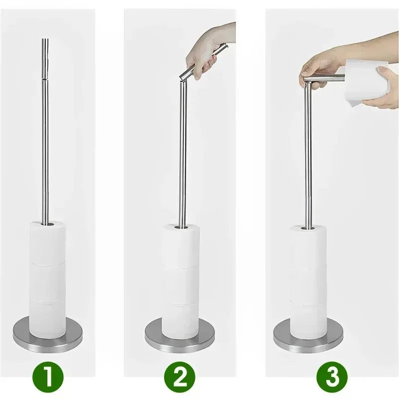 Toilet Roll Holders Stainless Steel - 6 - km | ONEFY.SHOP