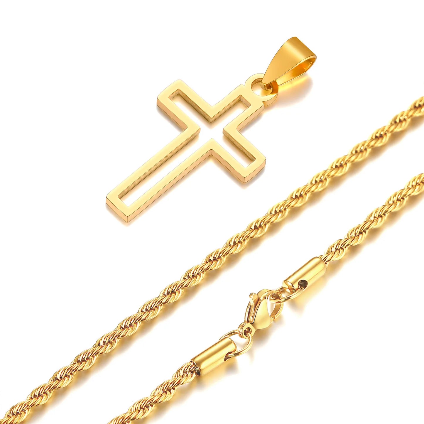 Casual Cross Necklace for Men - 8 - js | ONEFY.SHOP